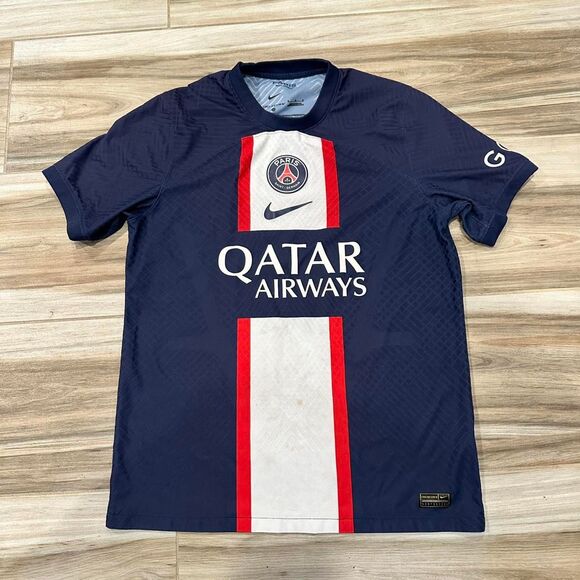 Nike Other - Nike PSG 2022 #7 Kylian Mbappe soccer jeresy Men's Navy and Blue T-shirt